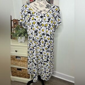 Ronni Nicole Daisy Print Dress